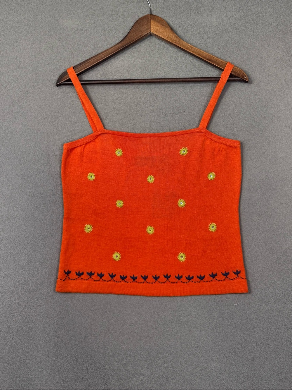 Vintage Y2K 2000’s Era Deadstock No Boundaries Tank, Embroidery and Mirrors NWT